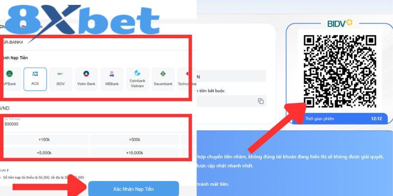 Bạn chỉ cần quét mã QR là hoàn tất giao dịch với nhà cái