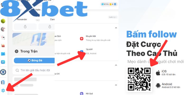 Người dùng cần truy cập trang 8xbet chính thức để cài đặt