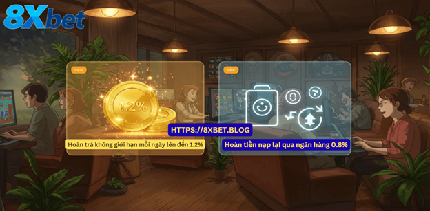 Tổng hợp chương trình hoàn trả và khuyến mãi hấp dẫn tại 8xbet